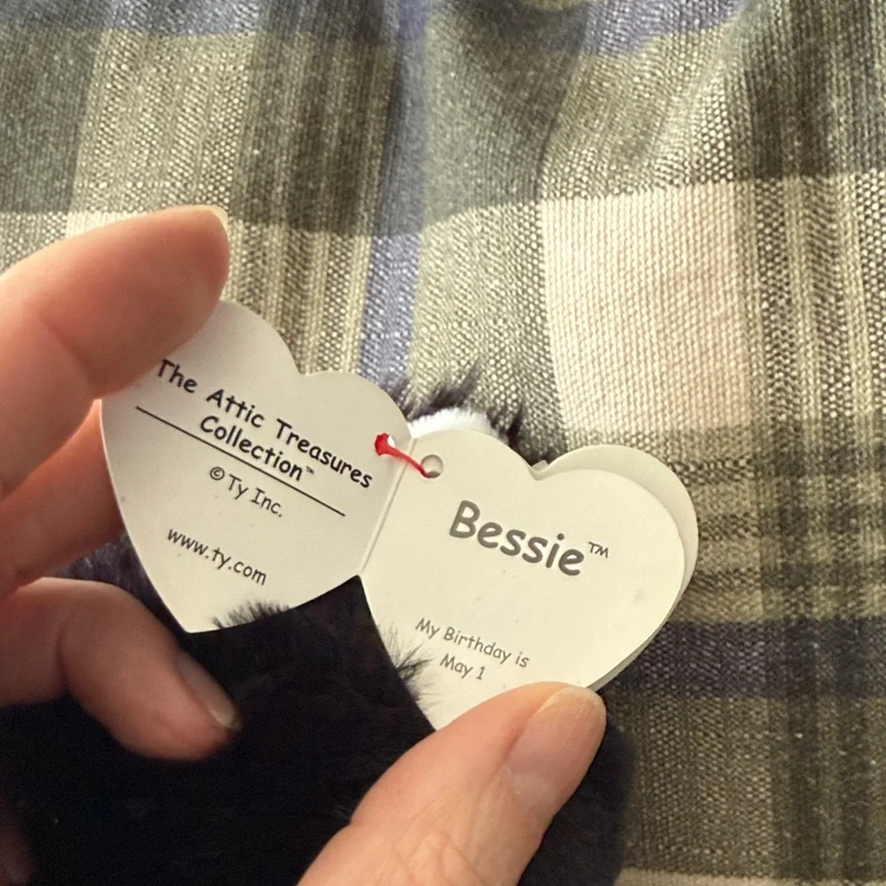 Ty Attic Treasures Bessie the Black & White Cat.